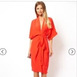 *NEW* ASOS Kimono Wrap Midi Dress